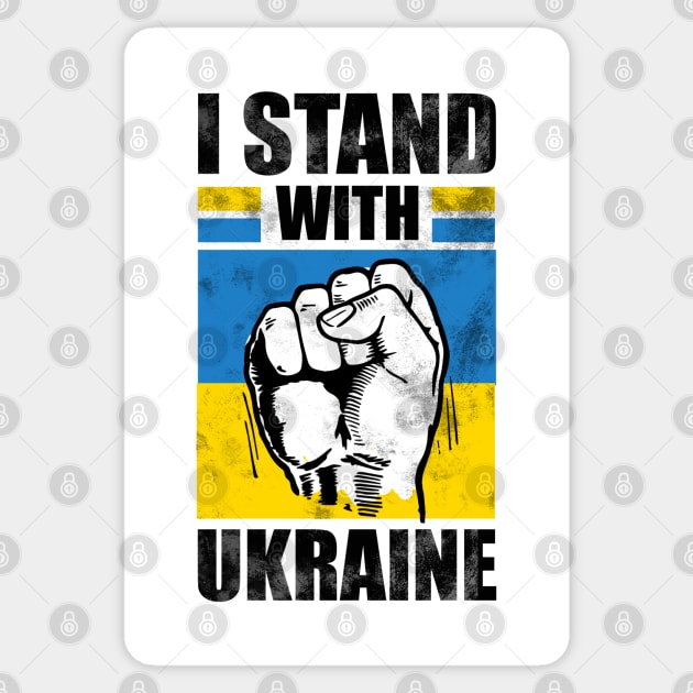 I stand with Ukraine Sticker by arkitekta